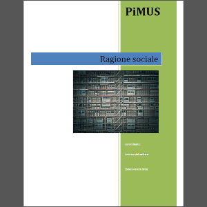 Copertina modello PiMUS word